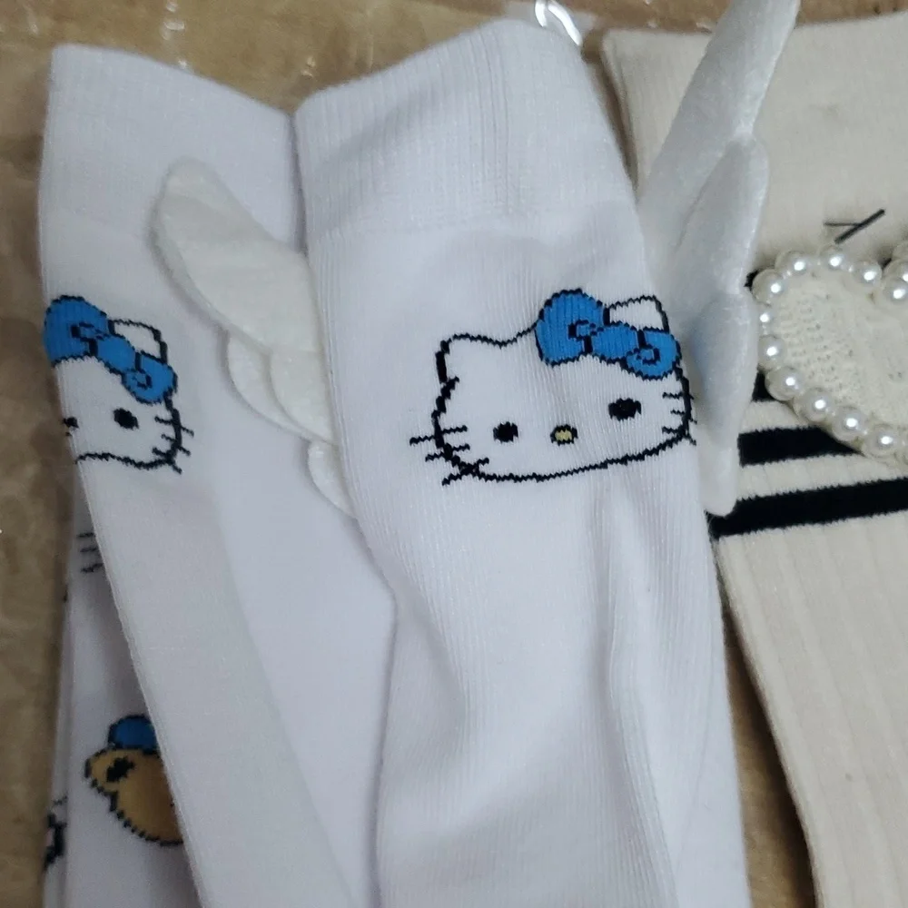 Hello Kitty socks (3) pair